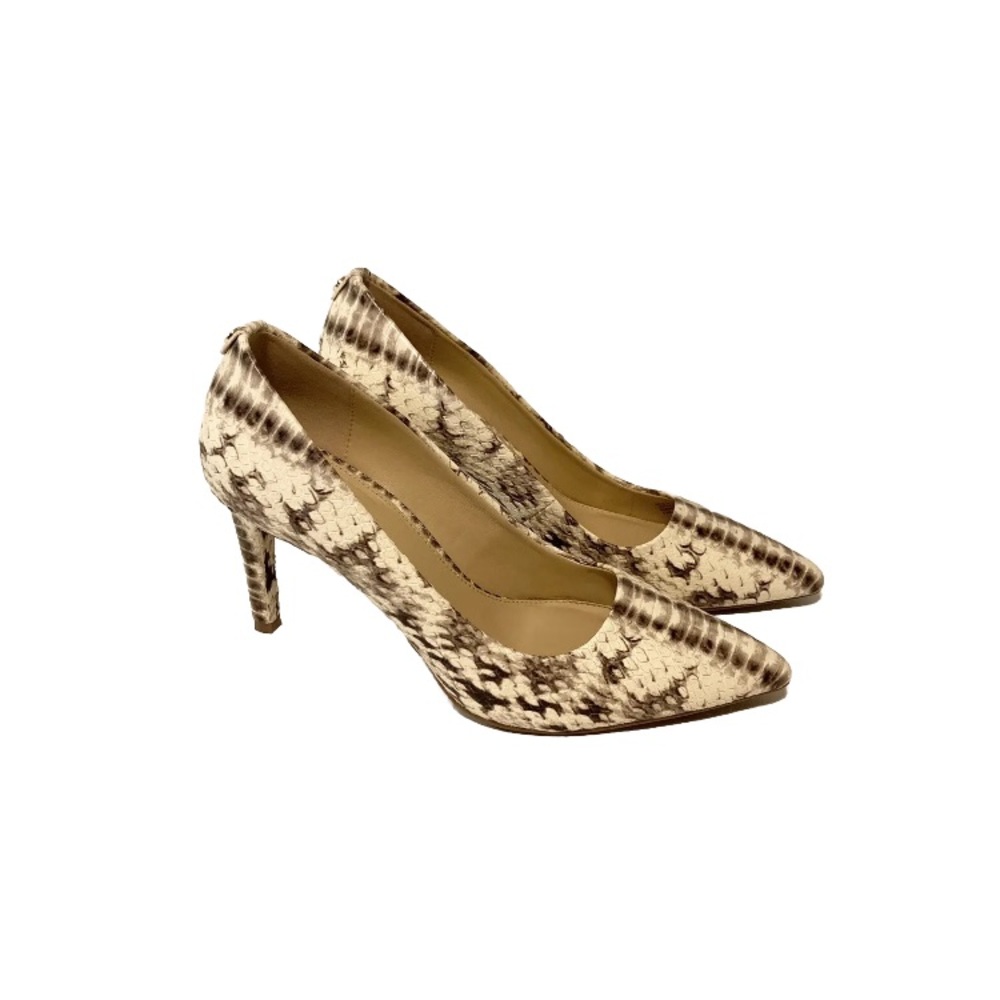 Michael Kors Snakeskin Print Heels, Size 8.5